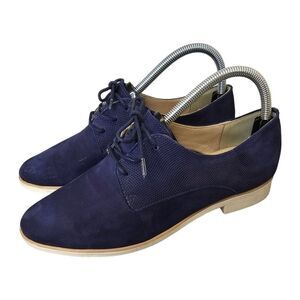 Chelsea Crew Women's Black Label Buck Blue Oxford Loafer Shoes EU 39 / US 8